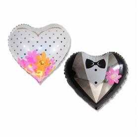 Gelin Damat Desenli Folyo Balon