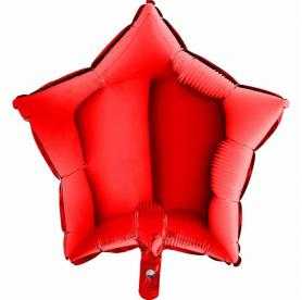 Kırmızı Yıldız Folyo Balon 46cm