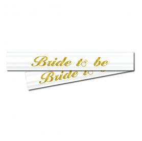 Bride Kurdelesi Beyaz / Gold