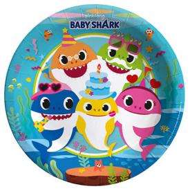 B.E Lisanslı Baby Shark Tabak (8'li)